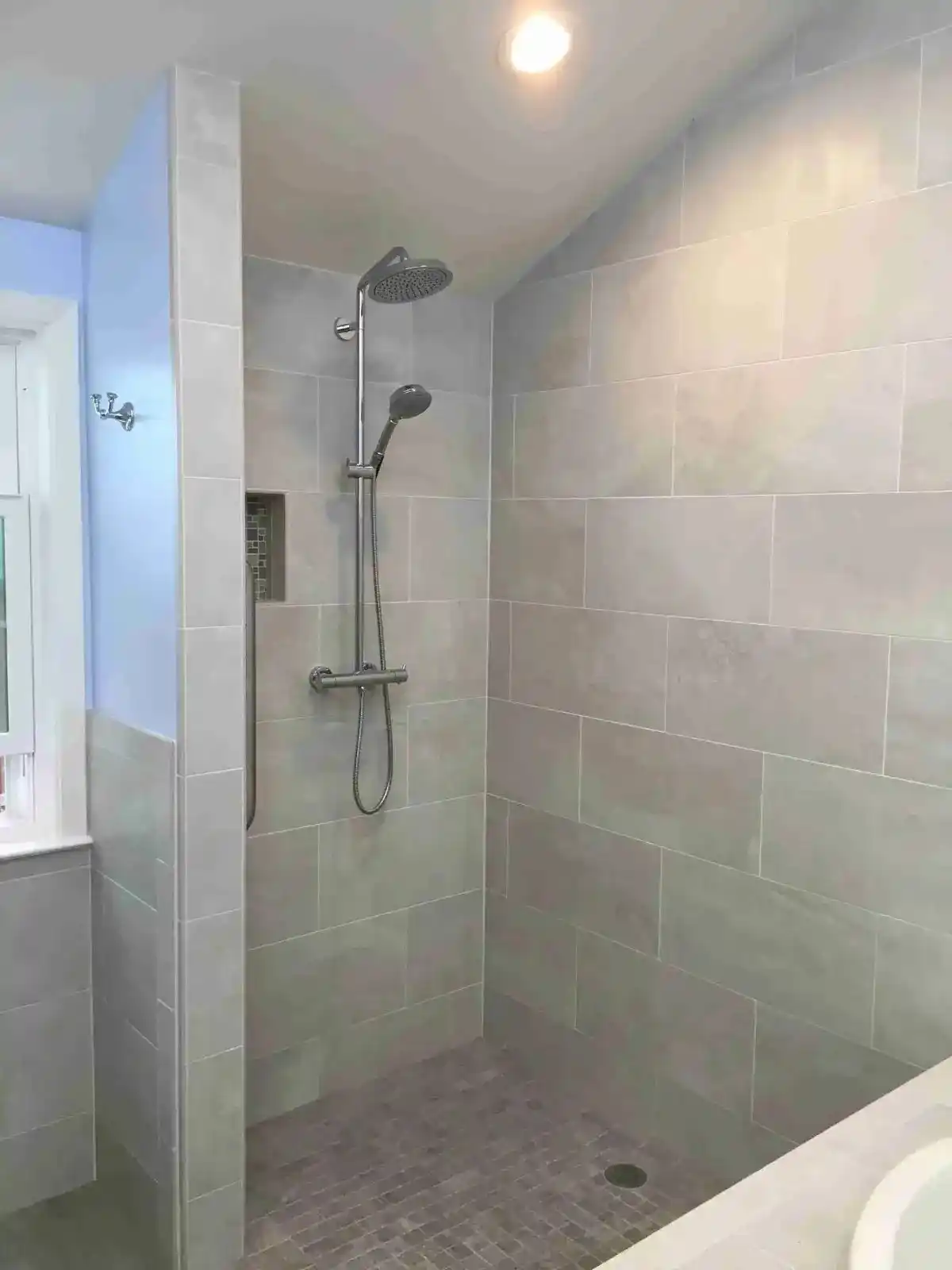 San Carlos master bathroom addition finished