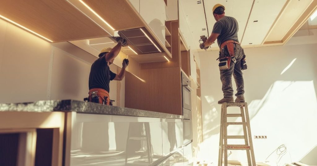 Earthquake-resistant renovations in California house
