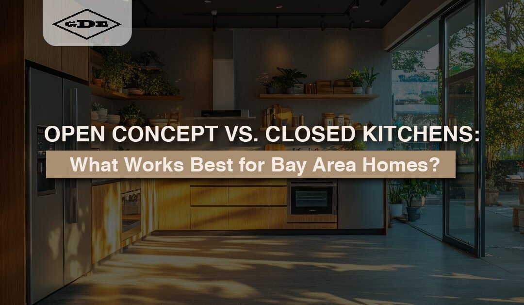modern open concept kitchen design in a bay area home